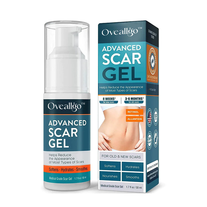Oveallgo™ ScarAway Professional Advanced Scar Gel — C-Section, Tummy Tuck, Old Scars, Keloids, Stretch Marks, Burn Scars