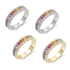 Load image into Gallery viewer, Oveallgo™ Calliope Rainbow Tourmaline Lymphvital Spin Ring