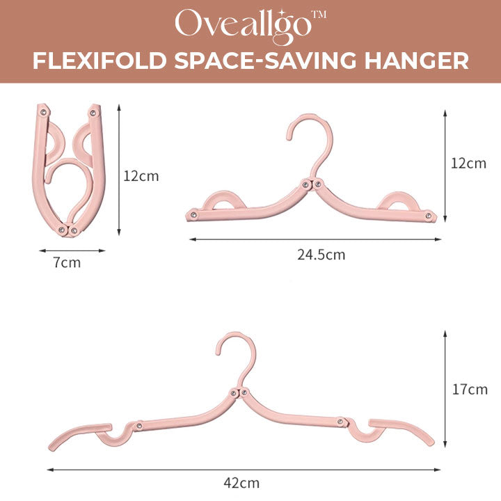 Oveallgo™ FlexiFold FIT Space-Saving Hanger