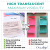 Oveallgo™ Waterproof Translucent Sticky Notes